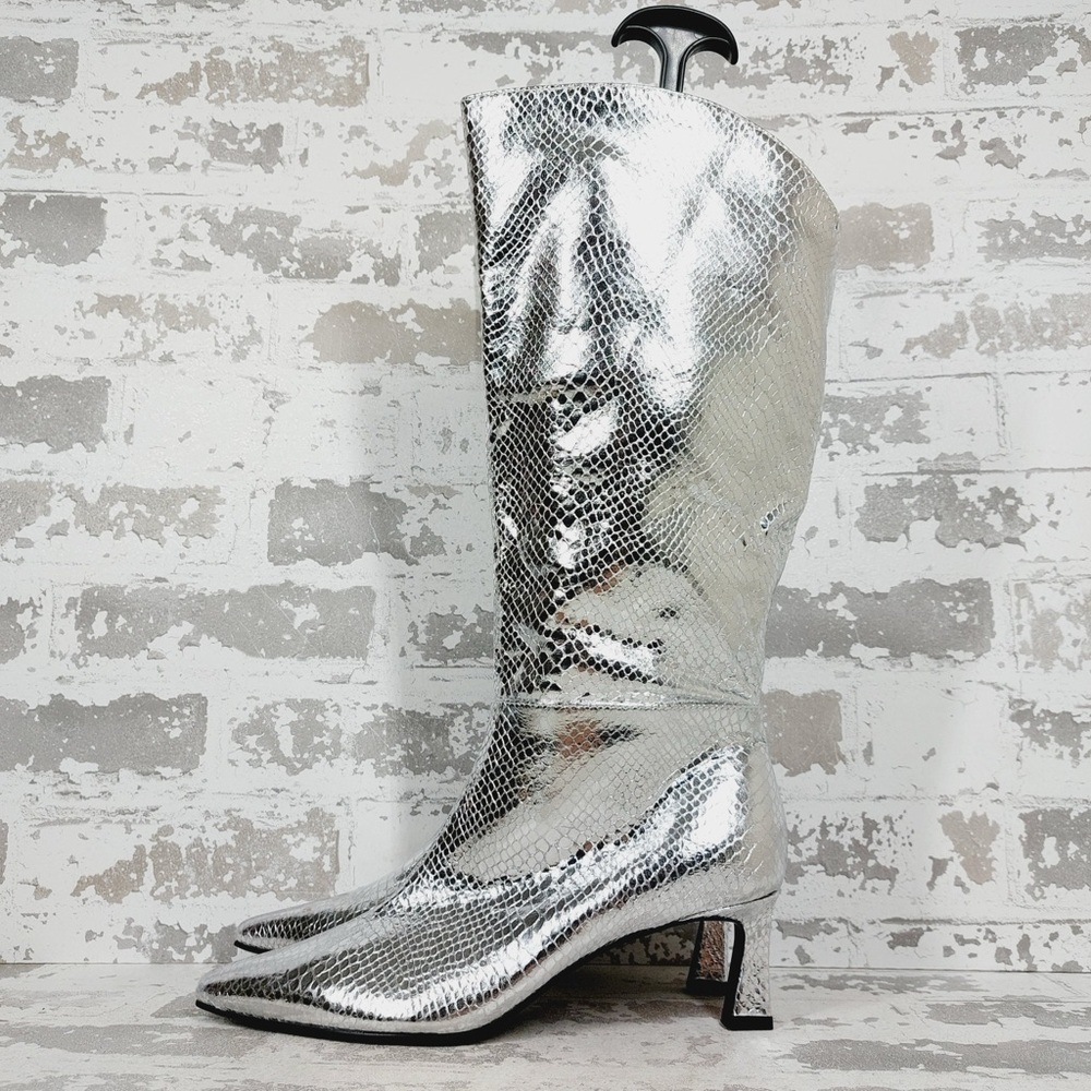 NEW Steve Madden Newlyn Knee High Boot Pointed Toe Heeled Boots C1067